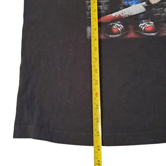 Chucky Adult Chucky Mugshot Horror Slasher Black T-Shirt Large‎ - Picture 4 of 5